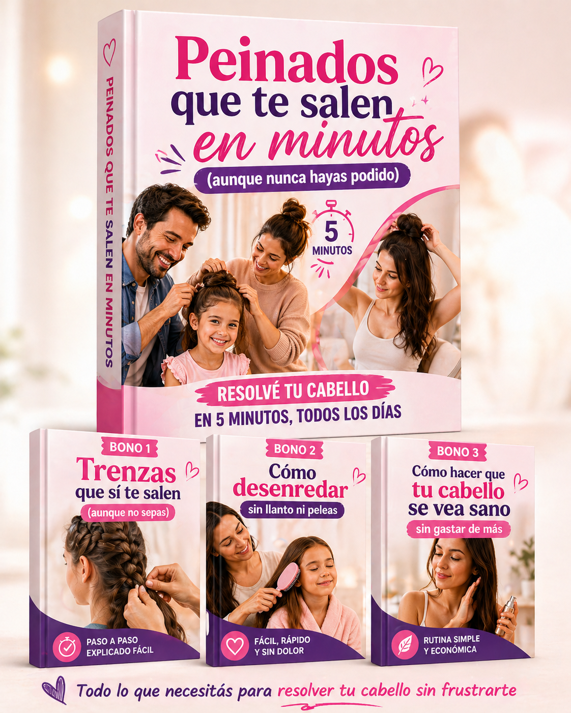 100 peinados fáciles+3 bonos